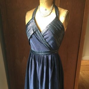 Diane Von Furstenberg lurex dress